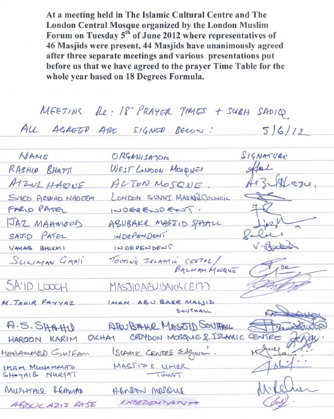 Meeting Agreement